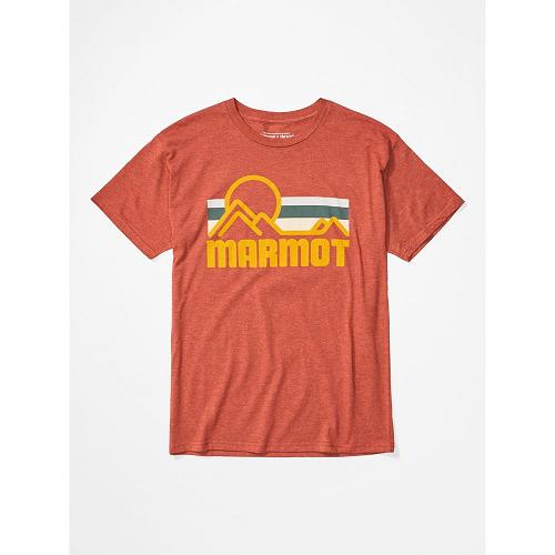 Marmot Clothes Multicolor NZ - Coastal T-Shirts Mens NZ9085172